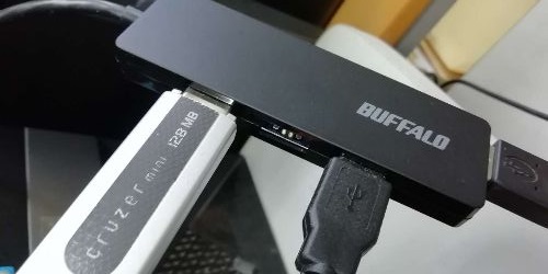 バッファロー USB ハブ　BSH4U125U3BK　スタンダードモデル