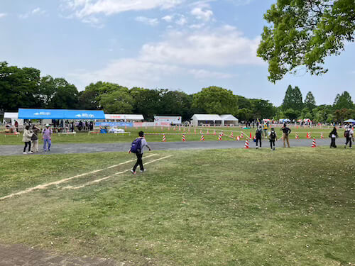 春日部大凧マラソン 大会会場 風景
